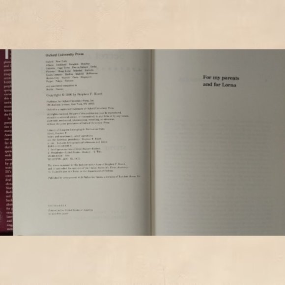 Political Science Reference Book Secret and Sanctioned Covert by Stephen F Knott - Picture 5 of 6